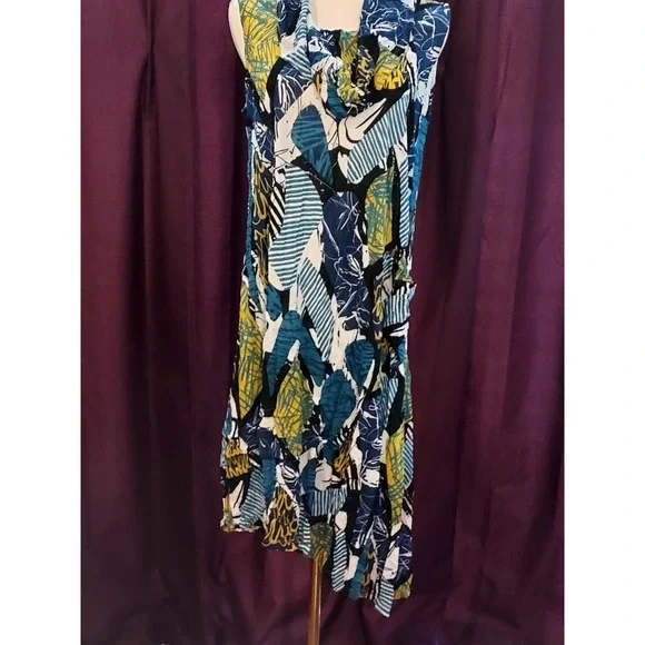 Chalet Et Ceci sleeveless crinkle-textured dress With Pockets Small cruise  USA - Picture 3 of 5